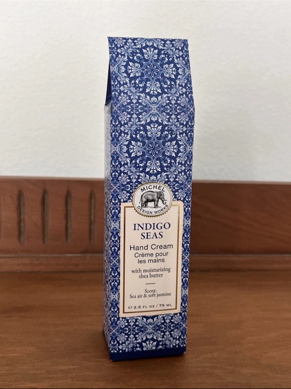 Michel Design Works Indigo Seas Jasmine Hand Cream w/ Shea Butter 2.5 oz